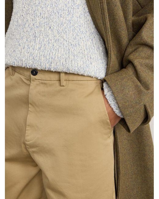 Barena Natural Straight-leg Cotton-gabardine Trousers for men