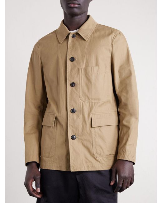 Dries Van Noten Natural Cotton-Twill Jacket for men