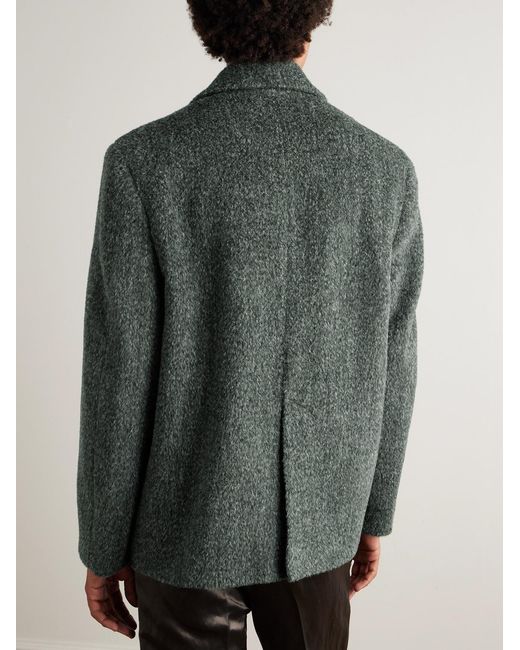 Séfr Green Argento Brushed-Knit Blazer for men