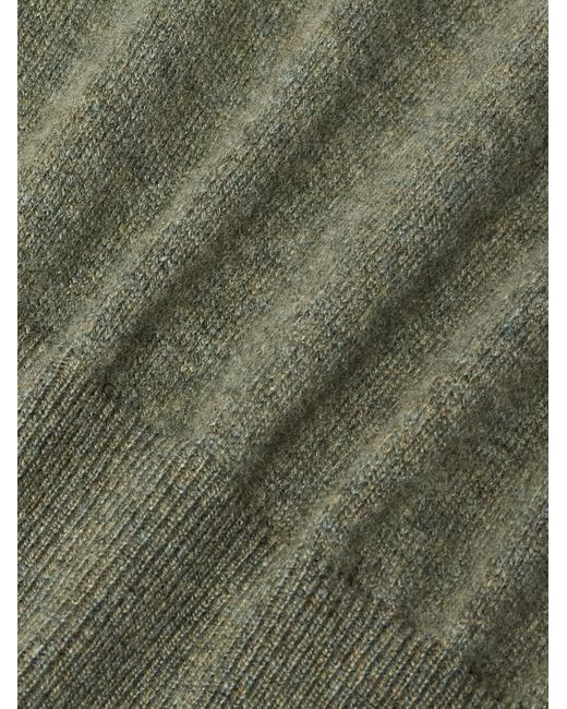 Loro Piana Green Slim-Fit Baby Cashmere Sweater for men