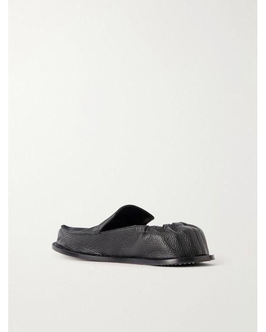 Loewe White Paula's Ibiza Flex Leather Loafers for men