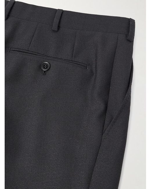 Brioni Blue Straight-leg Wool Suit Trousers for men