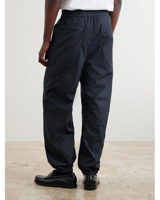 Givenchy Blue Tapered Cotton-Blend Shell Sweatpants for men