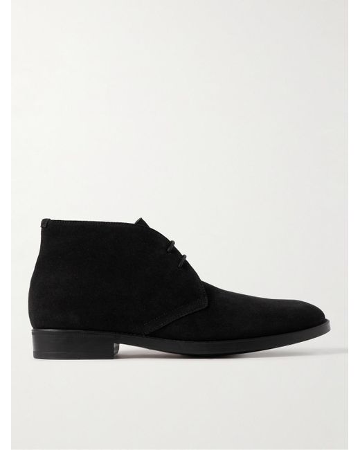 Tom Ford Black Robert Suede Chukka Boots for men
