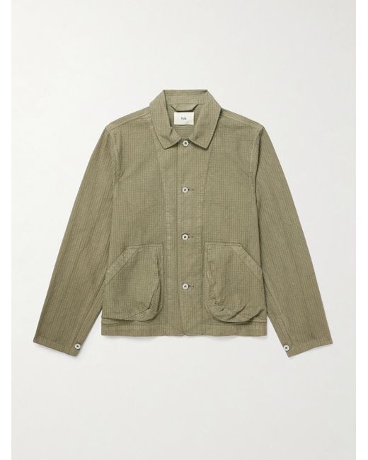 Folk Green Prism Cotton-ripstop Blouson Jacket for men