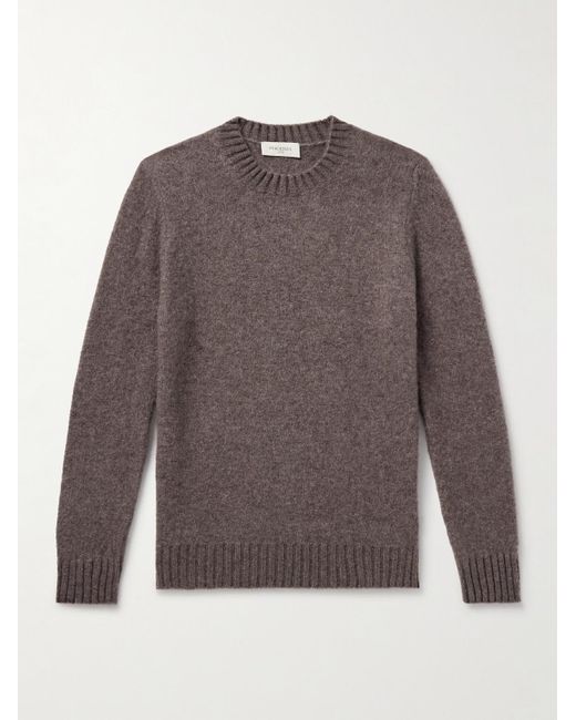Piacenza 1733 Gray Cashmere-blend Sweater for men