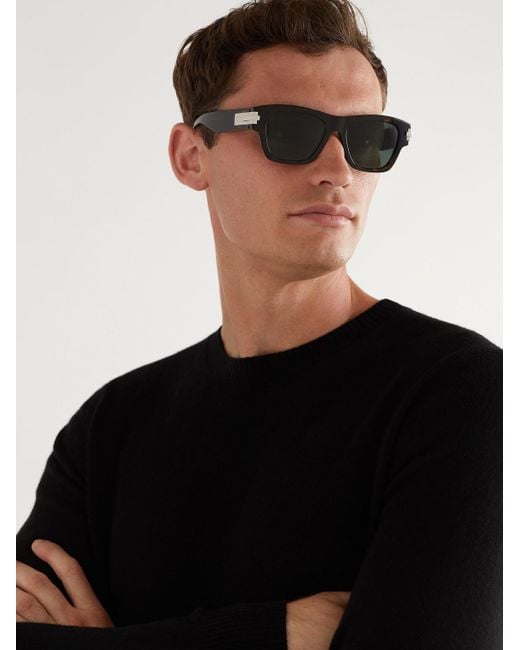 Dior DiorBlackSuit XL S2U Sonnenbrille mit eckigem Rahmen aus Azetat in Schildpattoptik für Herren