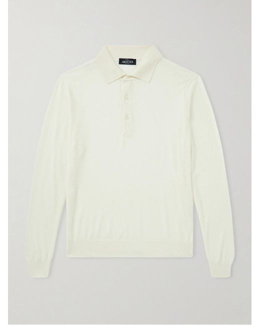 J. Mueser Natural Wish® Virgin Wool Polo Shirt for men