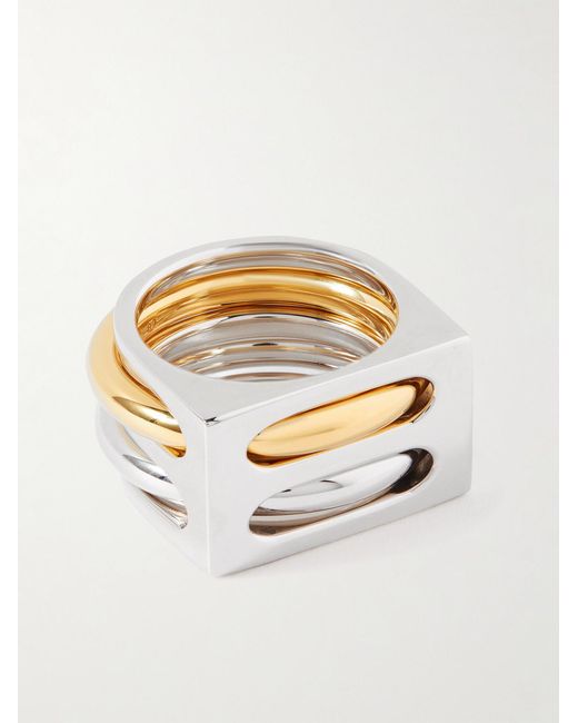 Tom Wood White Double Cage And Ring for men