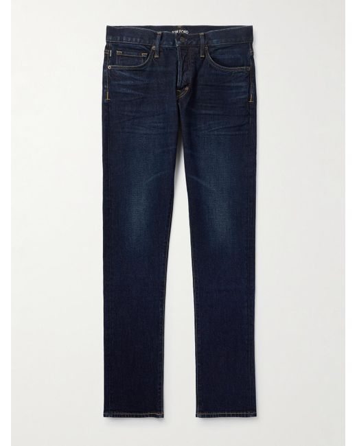 Tom Ford Blue Slim-Fit Jeans for men
