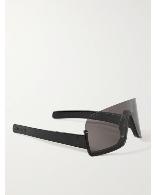 Gucci Gray D-frame Acetate Sunglasses for men