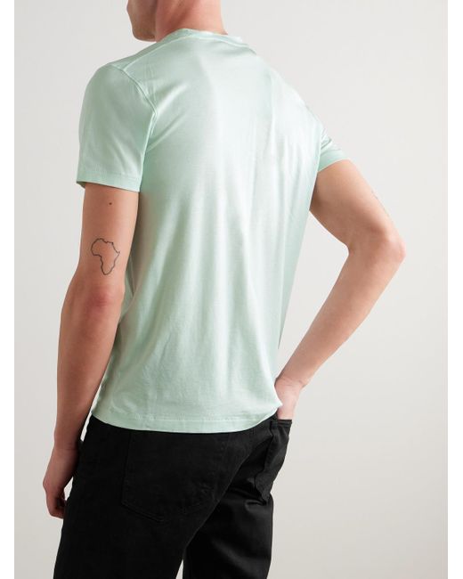 Tom Ford Green Slim-Fit Lyocell And Cotton-Blend Jersey T-Shirt for men