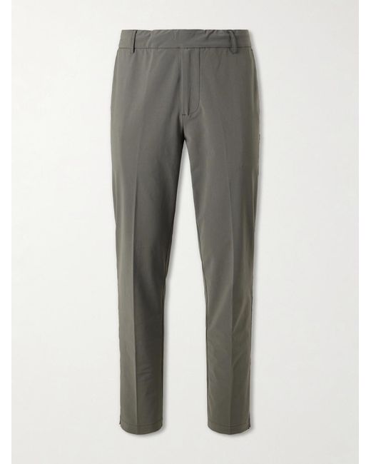 James Perse Gray Slim-leg Stretch Cotton-blend Trousers for men