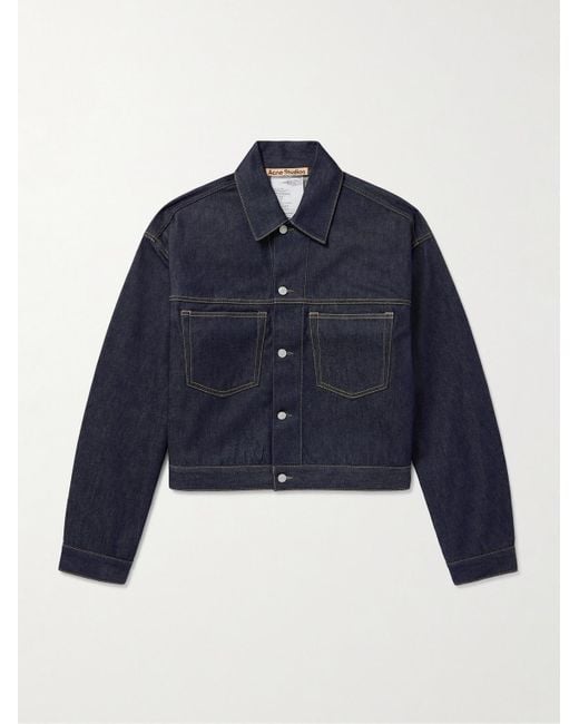Acne Blue Marko U Denim Jacket for men