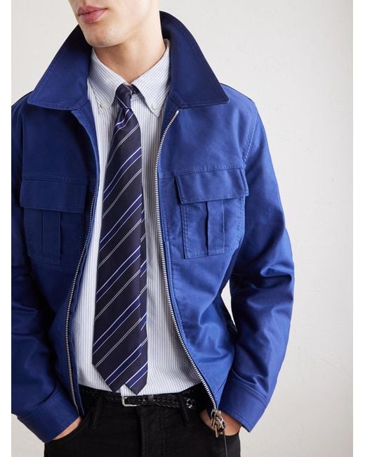 Tom Ford Blue 8cm Silk-twill Tie for men