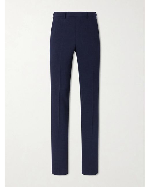 Zegna Blue Straight-leg Wool for men