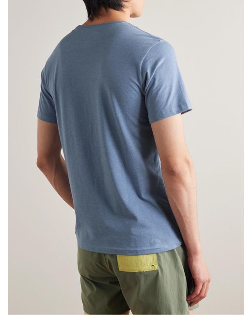 COTOPAXI Blue Disco Wave Organic Cotton-blend Jersey T-shirt for men