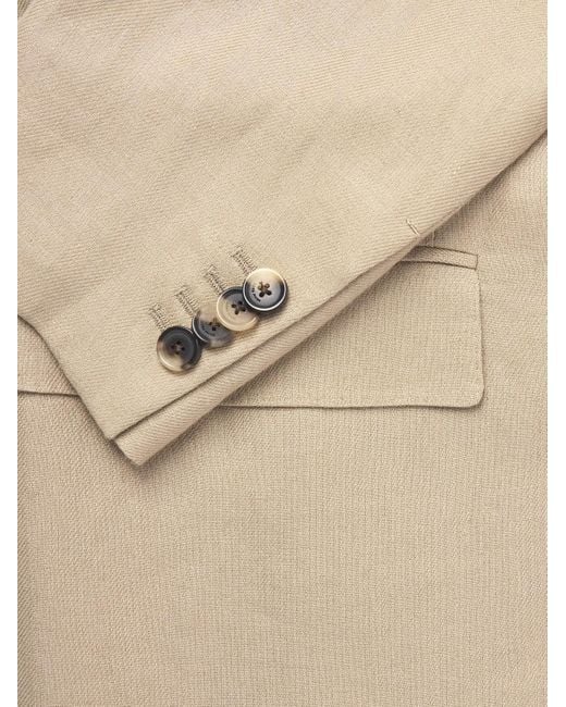 Loro Piana Natural Linen Suit Jacket for men