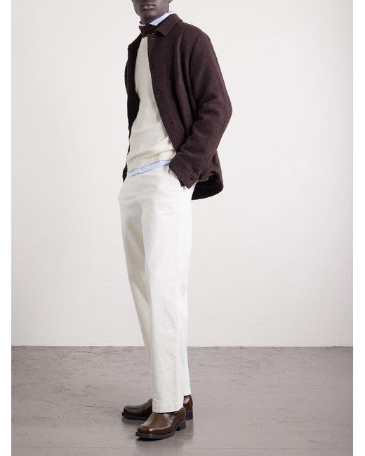 NN07 Natural Sammy 60026 Wool Sweater for men