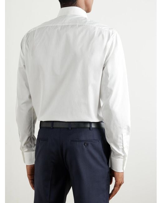 Ralph Lauren White Aston Cutaway-collar Cotton Oxford Shirt for men