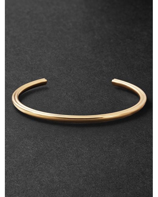 Heart 18-Karat Diamond Cuff di MAOR in Black da Uomo