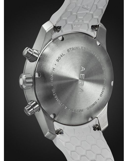 Aera Black C-1 Cloud Automatic Chronograph Stainless Steel Watch for men