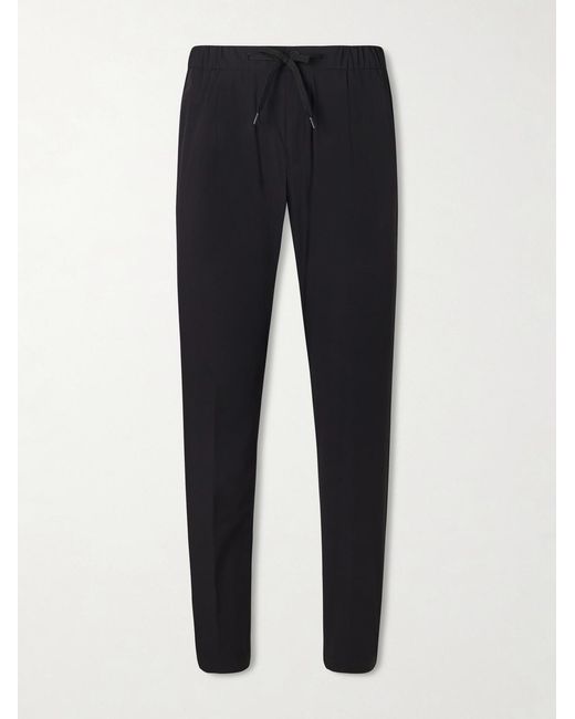 Herno Blue Tapered Shell Trousers for men
