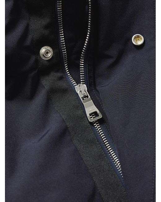 Mr P. Blue Shell Hooded Parka for men