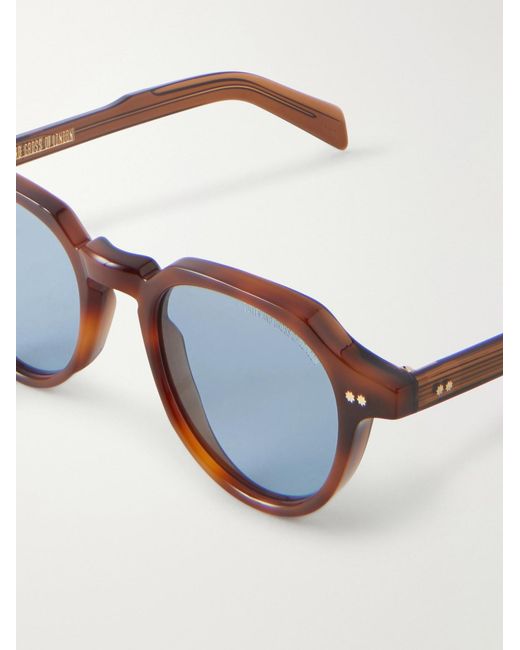Cutler & Gross Brown Gr06 Round-frame Tortoiseshell Acetate Sunglasses for men