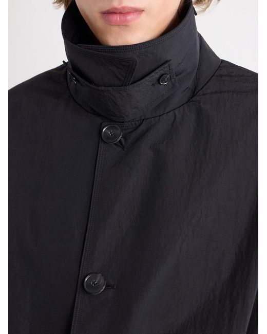 mfpen Black Venture Woven Coat for men