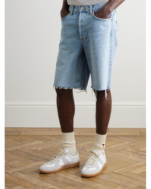 Shorts A Gamba Dritta di Agolde in Blue da Uomo