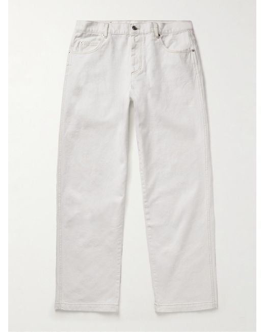 Jeans a gamba dritta Jorge di Isabel Marant in White da Uomo
