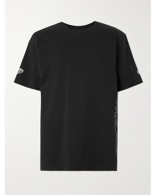 MAAP League Logo-print Cotton-jersey T-shirt in Black for Men | Lyst