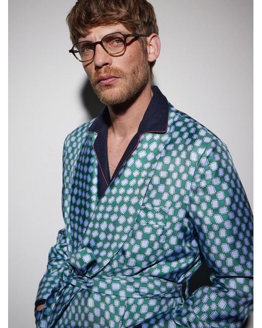 Garrett Leight Gray Galloway Rectangular-Frame Acetate Optical Glasses for men