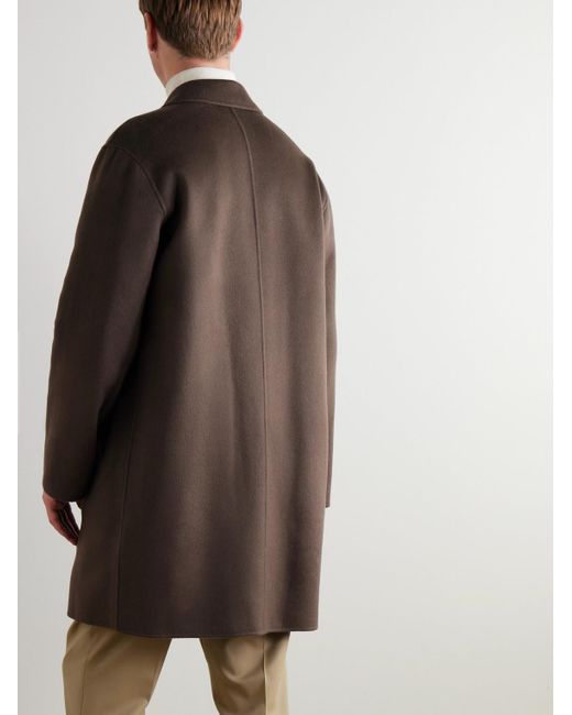 Mr P. Brown Double-Faced Wool And Cashmere-Blend Felt Car Coat for men