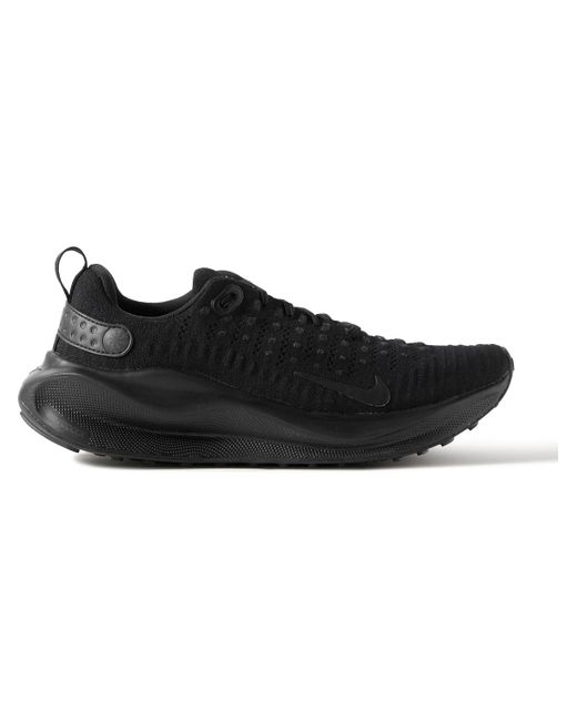 Nike Black React Infinity Run 4 Flyknit Sneakers for men