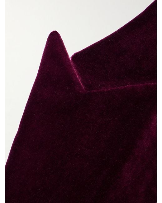 Ralph Lauren Purple Label Purple Cotton-velvet Tuxedo Jacket for men