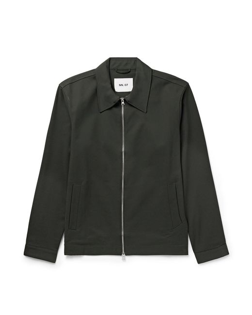NN07 Black Ivan 1089 Cotton-Blend Jacket for men