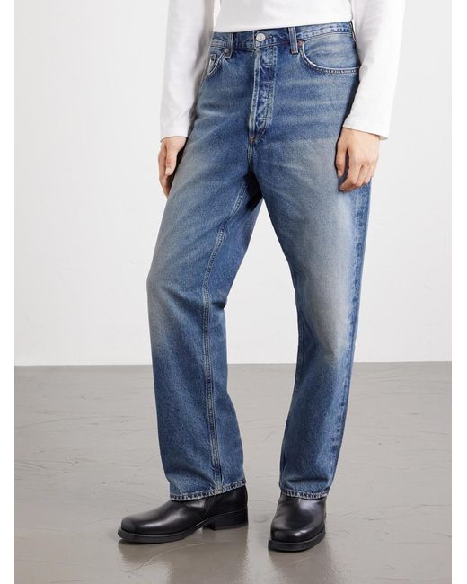 Agolde Blue 90's Straight-leg Jeans for men
