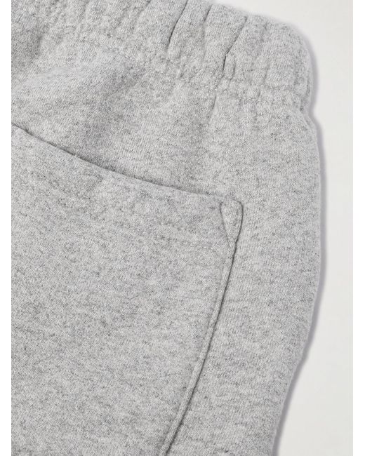 Pantaloni sportivi a gamba affusolata in jersey di misto cotone con logo ricamato di CHERRY LA in Gray da Uomo