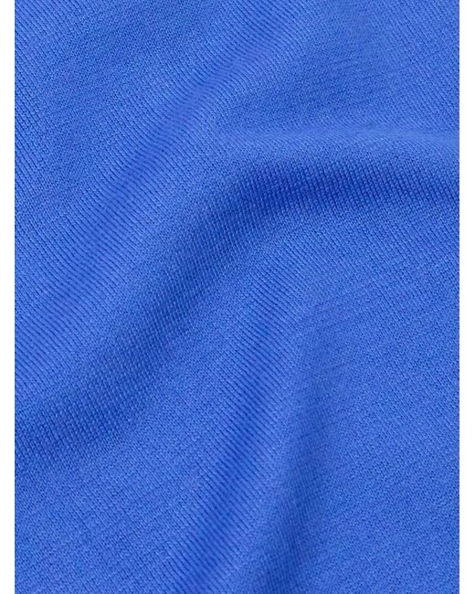 Zegna Blue Cotton T-shirt for men
