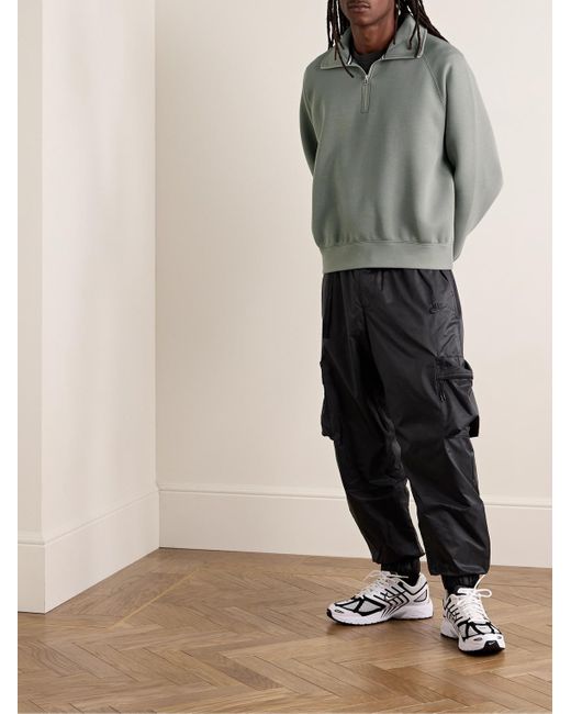 Nike Reimagined Sweatshirt aus "Tech Fleece"-Material mit kurzem Reißverschluss in Gray für Herren