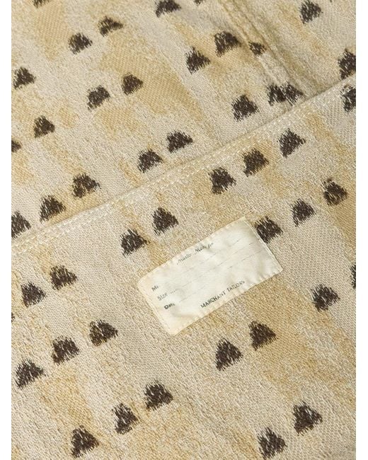 Kapital Natural Cotton-jacquard Overshirt for men