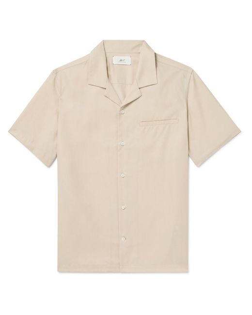 Mr P. Natural Camp-collar Lyocell-twill Shirt for men
