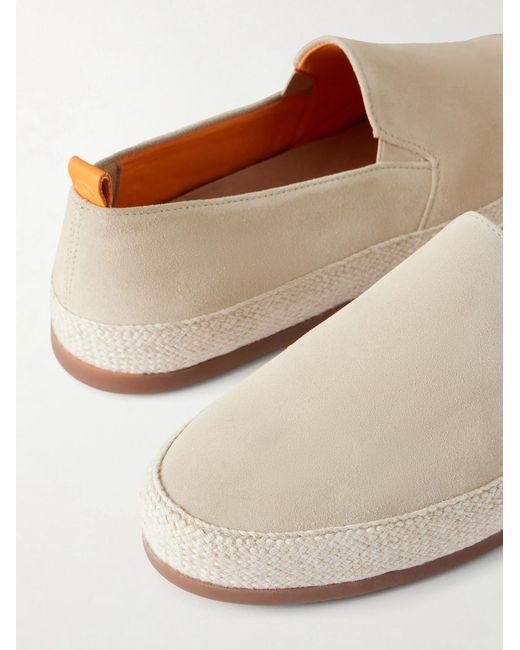 Mulo Natural Weekender Suede Espadrilles for men