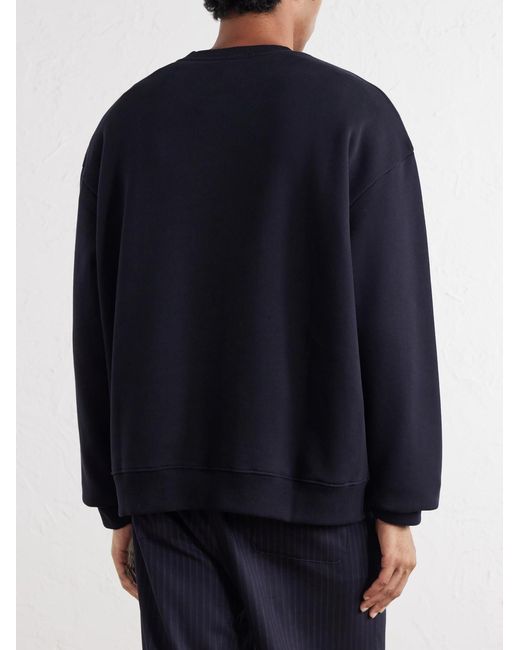 NN07 Blue David 3014 Organic Cotton-Jersey Sweatshirt for men