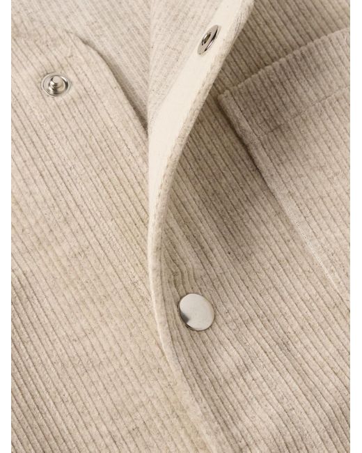 De Bonne Facture Natural Camargue Cotton And Linen-blend Corduroy Gilet for men