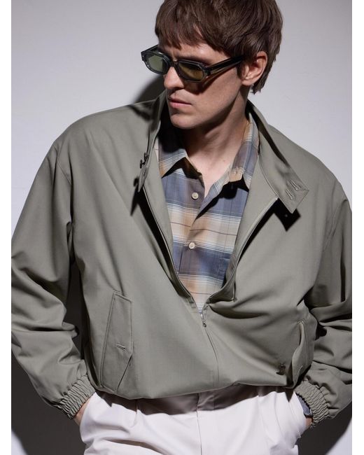 Ahlem Green Jules Oval-Frame Acetate Sunglasses for men