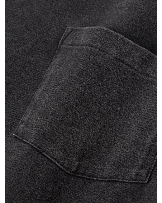 Corridor NYC Black Garment-Dyed Cotton-Jersey T-Shirt for men