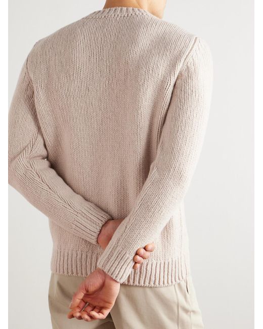Eleventy Natural Slim-Fit Wool Sweater for men